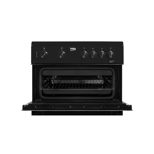 BEKO 60CM BLACK CERAMIC COOKER KTC611K 